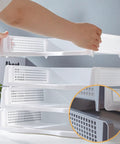 Stackable Letter Tray Desk Organizer Set For Office Vertical And Horizontal Document Holder in ABS plastic being assembled