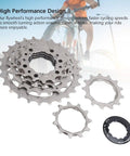 Six Speed Bike Freewheel Cassette For Mountain And Hybrid Bikes, Threaded Type Freehub Sprocket with hollow design in steel