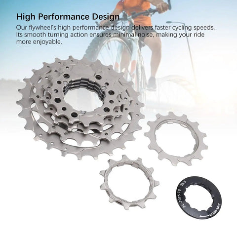 Six Speed Bike Freewheel Cassette For Mountain And Hybrid Bikes, Threaded Type Freehub Sprocket with hollow design in steel