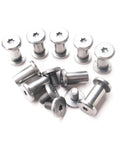 Stainless Steel Pivot Pins Rivets For Knife Handles Pack Of 10 9mm Length 8mm Head 5mm Shaft Fits 5mm Holes For DIY Knife Making