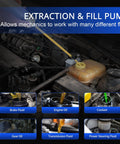 Pro DIY Ready 200cc Manual Fluid Extractor And Fill Syringe For Cars in use with various car fluids