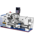1.5 Inch Spindle Bore Metal Lathe With DRO, 8x16 Benchtop Lathe, 1.5 HP Brushless Motor, Variable Speed 0-2500 RPM Machine