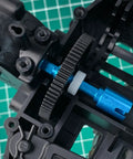 Aluminum Center Drive Shaft With Diff Joint Cups Upgrade Kit For Tamiya TT01 TT01D One Tenth Scale RC Car installed