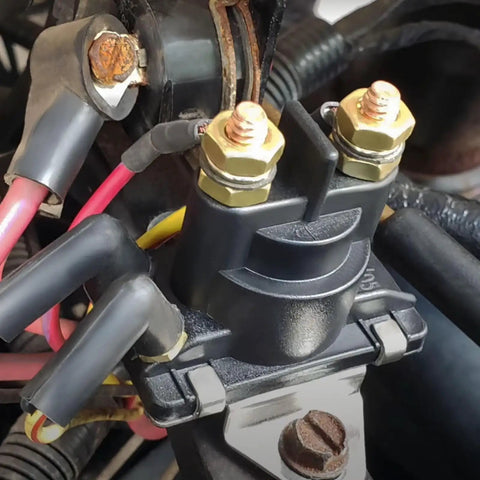 Drop In 12V Trim Solenoid Starter Replacement Kit For Outboard Motors Built Tough And Ready To Swap In 89-818864T 89-96158 8996158 8996158T 89-846070 89-94318 89818864T 89846070 8994318 2 Pack