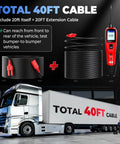 PowerScan Circuit Tester 2026 All In One Pro Kit No Brainer With 20ft Extension Cable displayed next to a truck