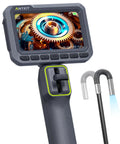 Articulating Borescope 210 Degree Two Way Slim 0.22-Inch Probe Endoscope With High Brightness LED Lights display with gears