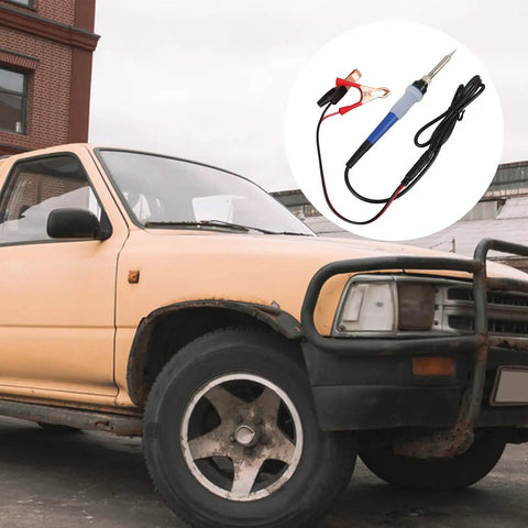 Heavy Duty Portable Soldering Iron Kit With Quick Heating Ceramic Core For Vehicle Welding Repair near yellow vehicle