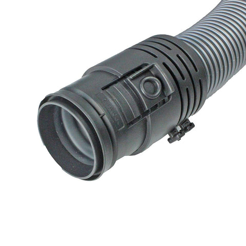 Close-up of Replacement 1.6 Meter Grey Suction Hose For Miele S2000 Series Vacuum Cleaners Fits S2110 S2120 Durable Part 7736190