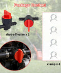 In Line Fuel Shut Off Valve For Small Engines One Quarter Inch Fuel Cut Off Valve Fits Riding Lawn Mowers Garden Tractors Pressure Washers Snow Blowers Go Kart Dirt Bike Carb Saver Prevents Fuel Gunk Up Durable Two Pack