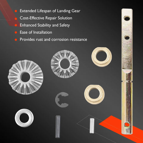 Power Landing Gear Repair Kit For 5th Wheel RV Lead Leg Fits Power Landing Gear Assemblies components shown