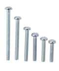 Knockout 120 Piece Electrician Screw Kit Featuring 8-32 Round Phillips Head Machine Screws In Six Assorted Lengths screws in various lengths.