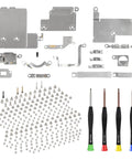 Complete Inner Screws Set And Full Internal Metal Bracket Kit For iPhone 13 Repair DIY Includes Bottom Small Screws And Internal Bracket Plates With Precision Screwdriver Tools Compatible With A2631 A2633 A2634 A2635 A2482