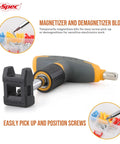 Heavy Duty Magnetic T Handle Ratchet Wrench And Screwdriver Set With Rugged Carry Toolbox 30 Piece Boss Grade DIY Fix It Kit with magnetizer tool.