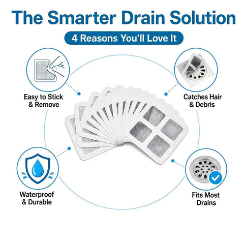 Skip Plumbing Nightmares And Keep Your Bathroom Slick With These Disposable 30 Pack Mesh Hair Catchers Featuring Super Tough Waterproof Adhesive That Grabs Tight Through Steam And Stops Ugly Clogs Dead In Their Tracks