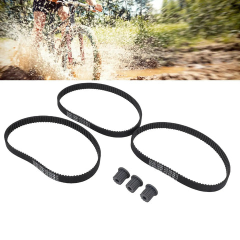 Top Tier Drive Synchronous Belt Pulley Kit 535-5M-15 With Premium Rubber Timing Belts For Rock Solid Power Transmission And Heavy Gear Replacement Sets That Keep Your Mech Systems Running Smooth As Butter; three belts and pulleys