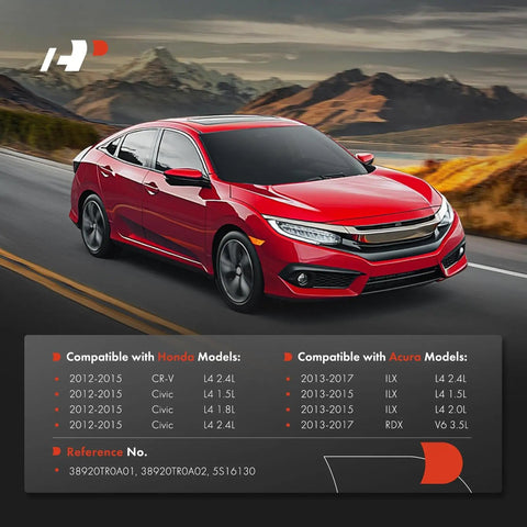 Direct Fit Battery Current Monitor Sensor Module With Prewired Pigtail Harness Connector No Guesswork Aftermarket Replacement For Acura Ilx Rdx Honda Civic CRV Straight Bolt Up Auto Part.