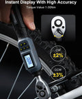 Digital Torque Wrench One Quarter Inch Drive With Buzzer And LED Indicator on a bike wheel, 1.5-30 Nm