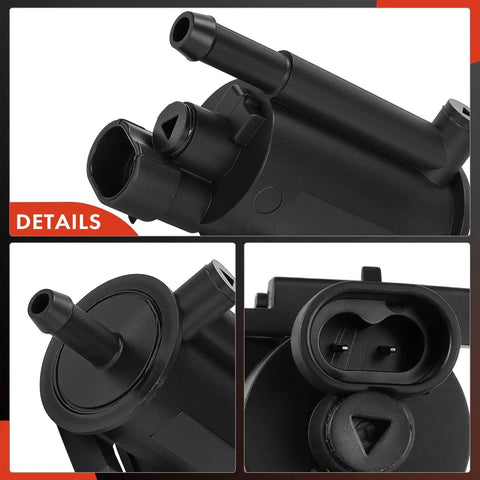 Close-up details of Direct Fit Vapor Canister Purge Solenoid Valve Replacement For Hyundai Sonata Santa Fe Tucson Genesis Coupe Kia