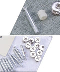 24 Set Furniture Cam Lock Fittings And Connector Screws Kit With Iron And Nylon for cabinet assembly, showing screws and locks.