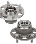 Rear Wheel Hub And Bearing Set For Honda Civic 2001 To 2005 DX GX HX LX 4 Lug Without Abs Left And Right Pair Replacement Direct Fit