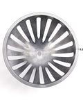 Top view of Heavy Duty Aluminum Floor Drain Dome Cover 5-1/2 Inch Width By 2-1/4 Inch Height, Dome Strainer For Restaurants