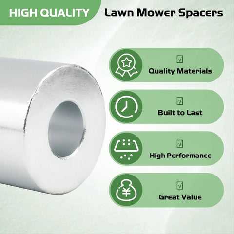 Bottom Spindle Spacer For Scag Zero Turn Mowers Compatible With Cougar Cheetah Sabre Tooth Tiger Turf Tiger Tiger Cub And More 43309 43590 Deck Spacers Replacement Mower Accessories