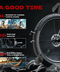 Heavy Duty 4 Pack Bike Inner Tubes 26x1.75 1.95 2.125 Puncture Resistant Butyl Rubber With 32mm Schrader Valve images showing features