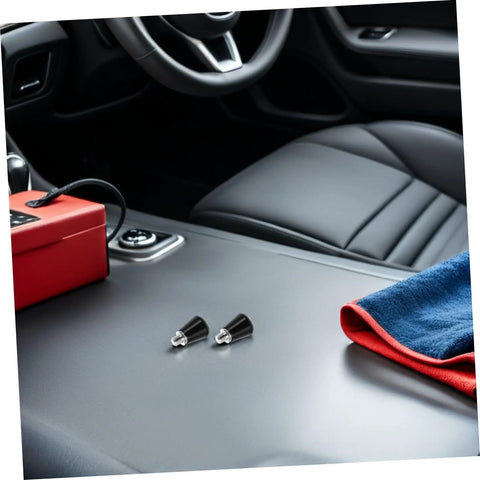 Healifty 4pcs Heavy Duty Metal Spring Pins on car dashboard, ideal for stable positioning in industrial applications.