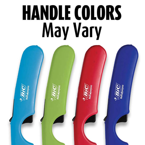 Long Wand Utility Lighters 4 Pack In Assorted Colors For Grills Fireplaces And Candles Durable Metal Shaft Safe Reach