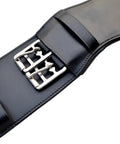 Dressage Leather Horse Girth 26 Inch With Roller Buckles Center D Ring Elastic Underneath For Extra Durability Padded With European Soft Leather