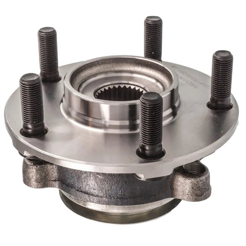 Front Hub Bearing Assembly For Nissan Leaf And Juke 2011 To 2017 With 4-Lug, ABS, 29-Spline Ball, Bolt-On Direct Fit, Pre-Greased
