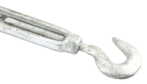 Expertly Crafted Forged Steel Turnbuckle With Hook And Eye Rigging Hardware 5 16 By 4 12 Inch Multi Purpose Lifting Strap Adjuster Built Tough As Nails For Your Next Weekend Gig