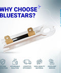Dryer Thermal Fuse 3392519 Replacement For Kenmore Whirlpool Maytag Restores Heat And Prevents Overheating, white with brass ends