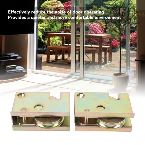 Sliding Patio Door Roller Replacement With Steel Ball Bearing High Strength For Smooth And Quiet Operation, pack of 2 shown