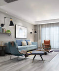 Two Light Dimmable Industrial Wall Sconce With On Off Switch Edison Vintage Style Swing Arm Lamp in modern living room