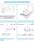 Installation instructions for Essential Series 6 Inch Ultra Thin LED Recessed Lighting with J-Box Pack of 4, 1000 Lumen Dimmable Slim Panel.
