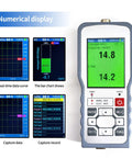Digital Force Gauge With S Type Load Cell 0 To 2 Tons Capacity High Precision Force Measurement Real Time Display For Mechanical Testing Tensile And Compression Applications And Quick Data Readouts showing numerical display and data charts