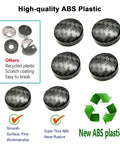 Dope Black Carbon Fiber License Plate Screw Caps And Fasteners Featuring Sturdy Heavy Duty Locking Bolts for custom auto trims with ABS plastic.
