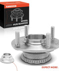 Rear Wheel Bearing And Hub Assembly With ABS Ring For Hyundai Elantra 2001 2006 And Kia Spectra 2005 2009, 4 Lug, 4 Wheel ABS