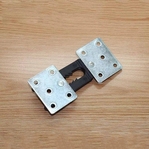 Easy Install Sectional Sofa Connector Clips Durable Couch Joint Snap Bracket Pins shown on wooden surface