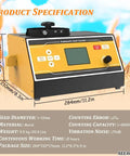 XeeaoFe Automatic Seed Counting Machine For Rice, Corn, Soybean & Wheat, metal body, size 284x210x176mm, designed for agricultural testing.