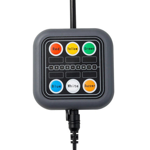 Control box for Five Stack LED Andon Tower Lights With Buzzer Red Yellow Green Blue White On Off Flash Modes