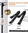 Hanging straps and carabiners for 40 Inch Saucer Tree Swing Flying Saucer With 900 Pound Weight Capacity Colorful Safe Durable Seat Adjustable