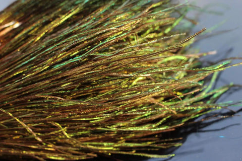 Natural Peacock Herl 400 Strands for Fly Tying Nymphs and Wet Streamers Rib and Body Material Length 4 to 8 Inches Lightweight One
