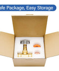 Push To Connect 2 Inch Liquid Filled Pressure Gauge With 3/4 Inch Tee, Stainless Steel Glycerine-Filled Gauge safe packaging