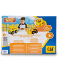 Kid Friendly RC Loader Truck With Easy To Use Controller, 10.5 Inch Construction Vehicle packaging with child playing