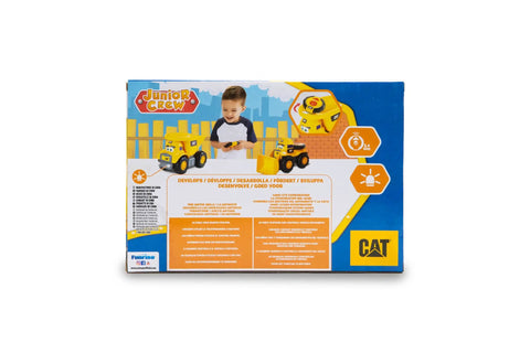 Kid Friendly RC Loader Truck With Easy To Use Controller, 10.5 Inch Construction Vehicle packaging with child playing