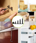 Six Hundred Pieces M3 Black Wood Screws Set Handy Short Lengths 6mm 8mm 10mm 12mm For Electronics DIY Cabinets Tiny Screws Projects used in woodworking and repairs.