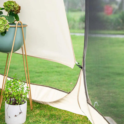 Sun Shade Sail Canopy Covers UV Block Pack Of 3 For Outdoor Screen House And Bubble Tent Oxford Fabric 38x50x57 Inches