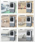 High Capacity Evaporative Air Cooler With A Massive 90 Liter Water Tank And Three Quick Speeds to cool workshops, restaurants, and offices.